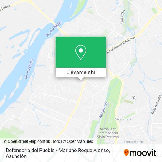 Mapa de Defensoria del Pueblo - Mariano Roque Alonso