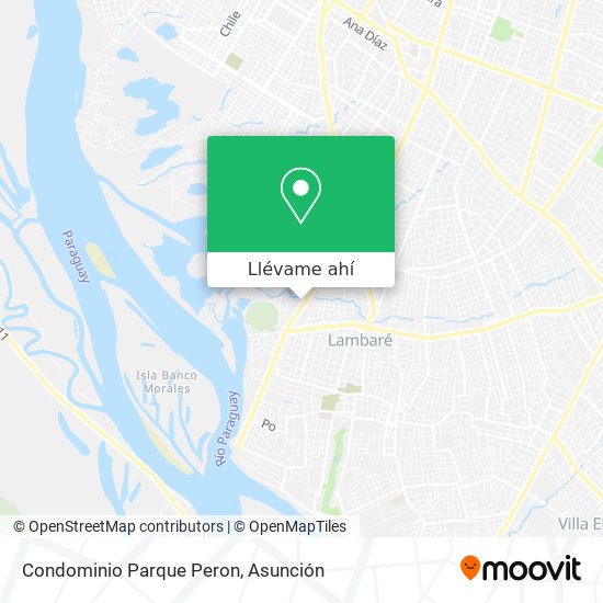 Mapa de Condominio Parque Peron