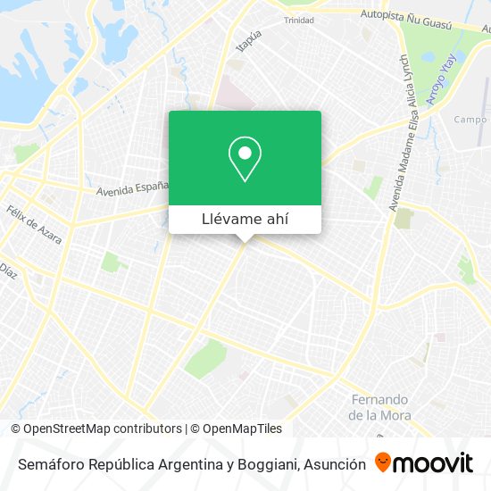 Mapa de Semáforo República Argentina y Boggiani