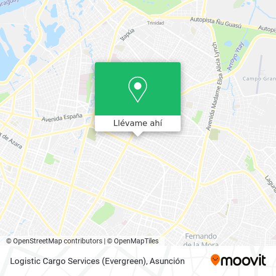 Mapa de Logistic Cargo Services (Evergreen)