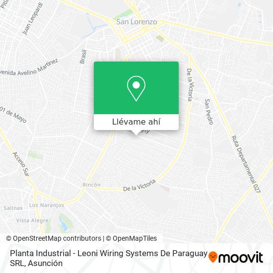 Mapa de Planta Industrial - Leoni Wiring Systems De Paraguay SRL