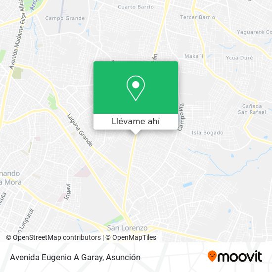 Mapa de Avenida Eugenio A Garay