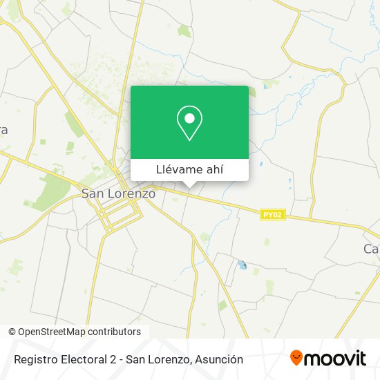 Mapa de Registro Electoral 2 - San Lorenzo