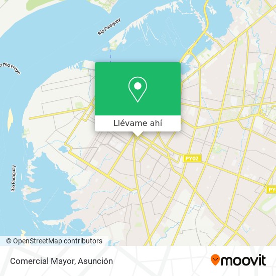Mapa de Comercial Mayor