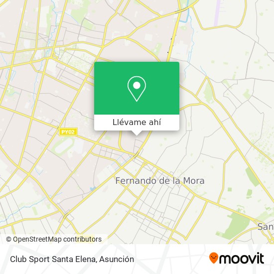 Mapa de Club Sport Santa Elena