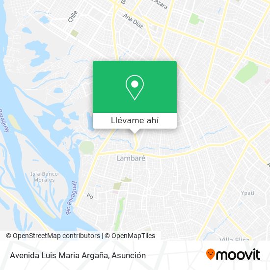 Mapa de Avenida Luis Maria Argaña