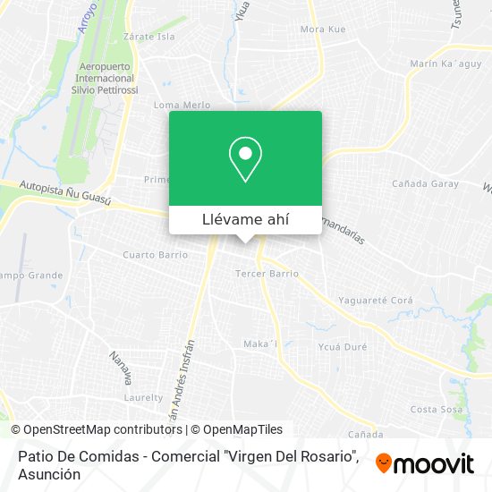 Mapa de Patio De Comidas - Comercial "Virgen Del Rosario"