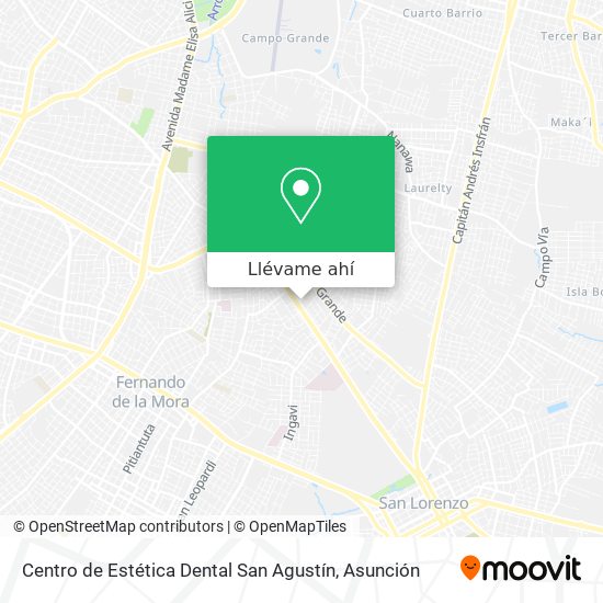 Mapa de Centro de Estética Dental San Agustín