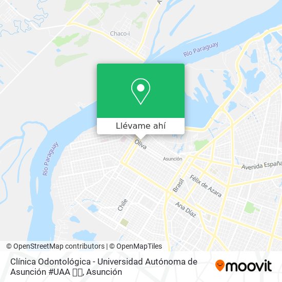 Mapa de Clínica Odontológica - Universidad Autónoma de Asunción #UAA 🎓💉