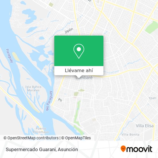 Mapa de Supermercado Guarani