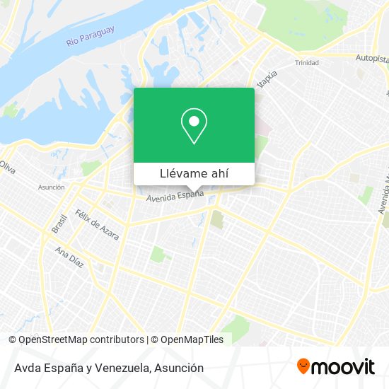 Mapa de Avda España y Venezuela