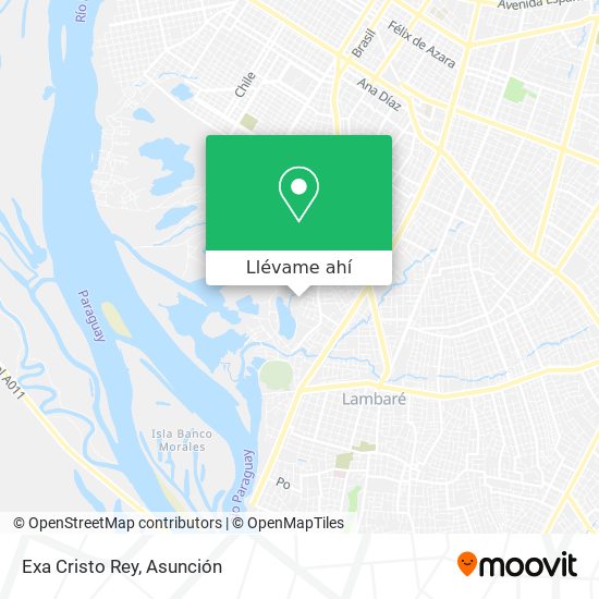 Mapa de Exa Cristo Rey