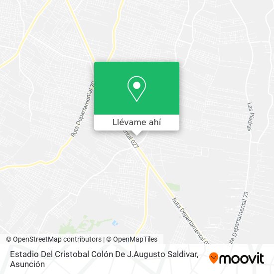 Mapa de Estadio Del Cristobal Colón De J.Augusto Saldivar