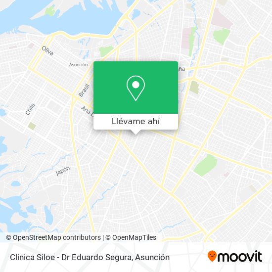 Mapa de Clinica Siloe - Dr Eduardo Segura