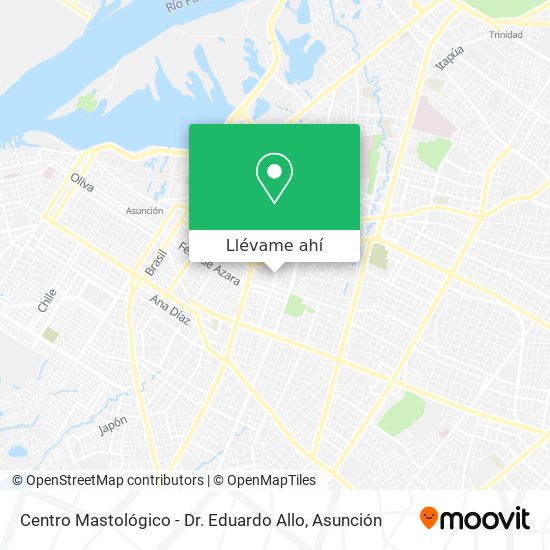 Mapa de Centro Mastológico - Dr. Eduardo Allo