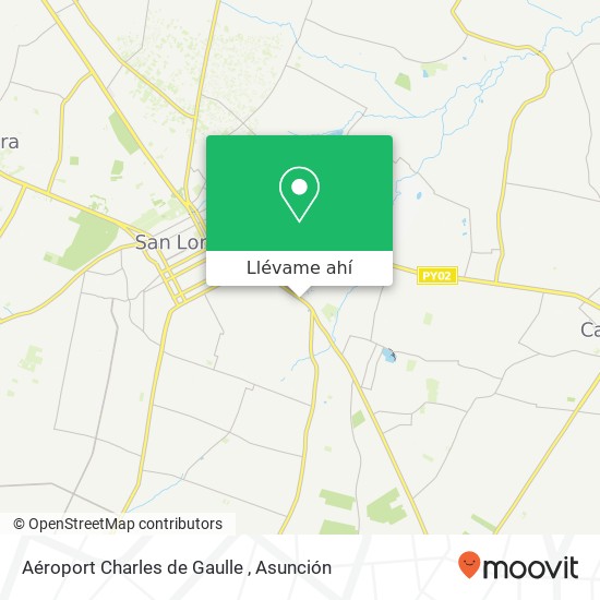 Mapa de Aéroport Charles de Gaulle
