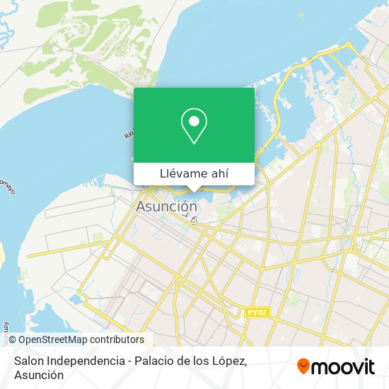 Mapa de Salon Independencia - Palacio de los López
