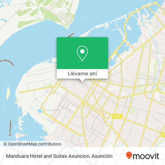 Mapa de Manduara Hotel and Suites Asuncion