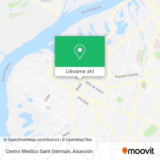 Mapa de Centro Medico Saint Germain