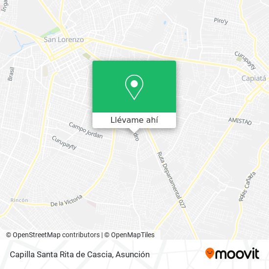 Mapa de Capilla Santa Rita de Cascia