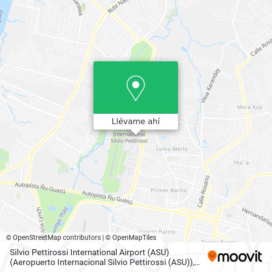 Mapa de Silvio Pettirossi International Airport (ASU) (Aeropuerto Internacional Silvio Pettirossi (ASU))