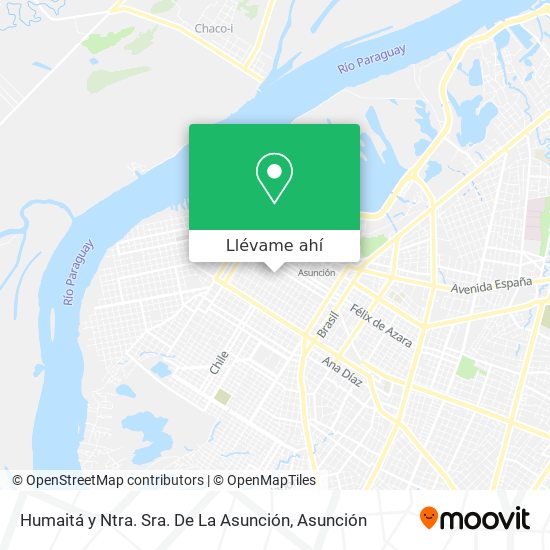 Mapa de Humaitá y Ntra. Sra. De La Asunción