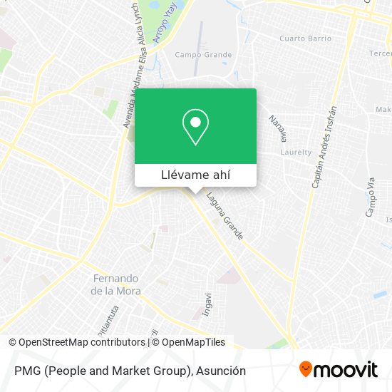 Mapa de PMG (People and Market Group)