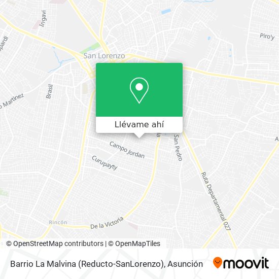 Mapa de Barrio La Malvina (Reducto-SanLorenzo)