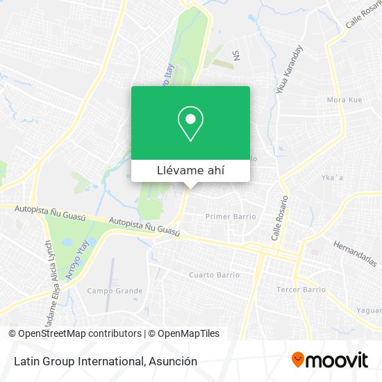 Mapa de Latin Group International