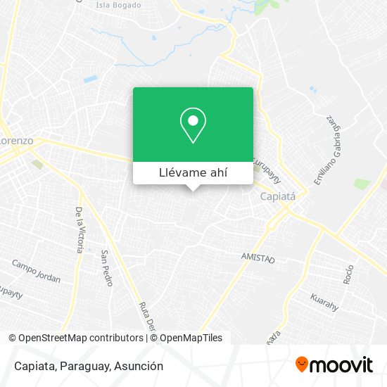 Mapa de Capiata, Paraguay