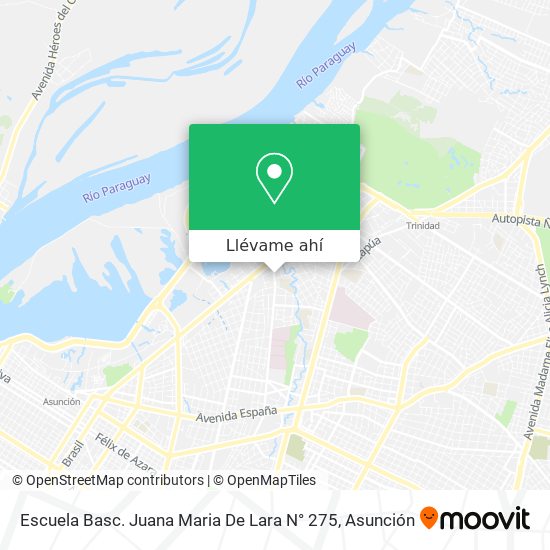 Mapa de Escuela Basc. Juana Maria De Lara N° 275