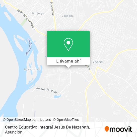Mapa de Centro Educativo Integral Jesús De Nazareth