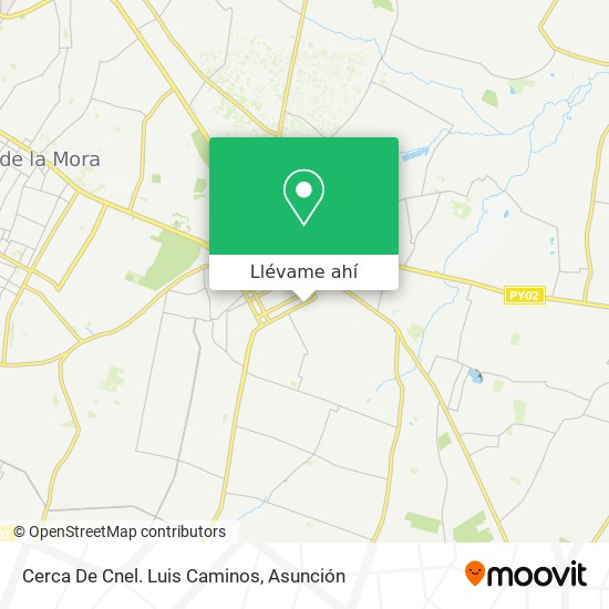 Mapa de Cerca De Cnel. Luis Caminos