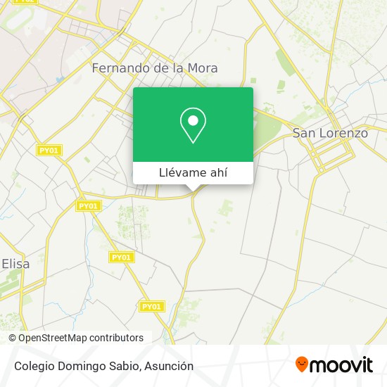 Mapa de Colegio Domingo Sabio