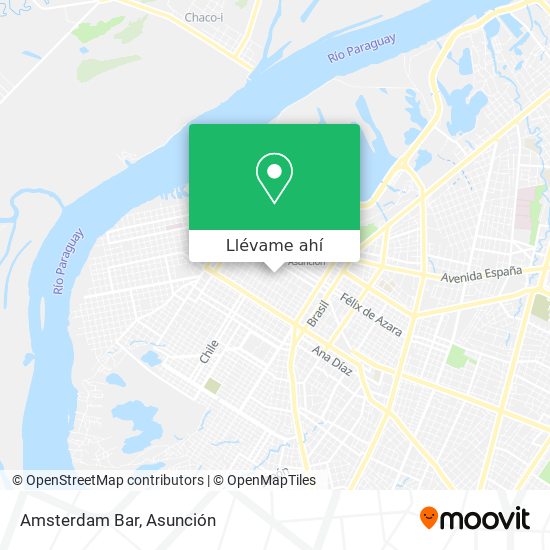 Mapa de Amsterdam Bar