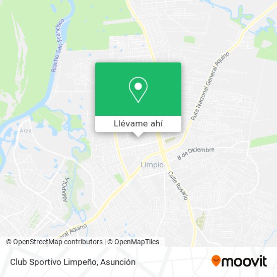 Mapa de Club Sportivo Limpeño