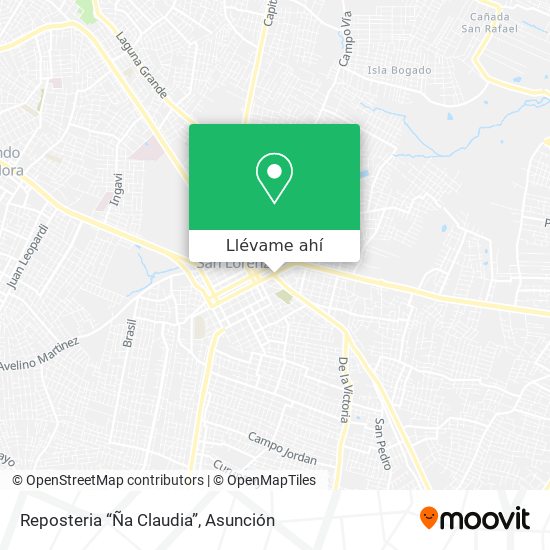 Mapa de Reposteria “Ña Claudia”