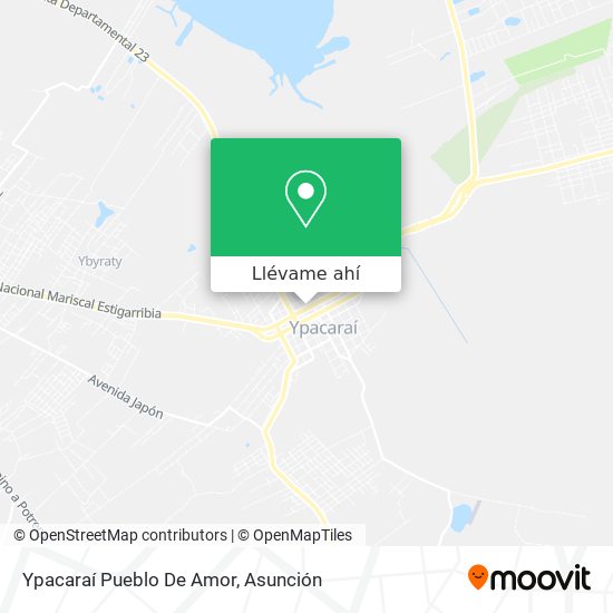Mapa de Ypacaraí Pueblo De Amor