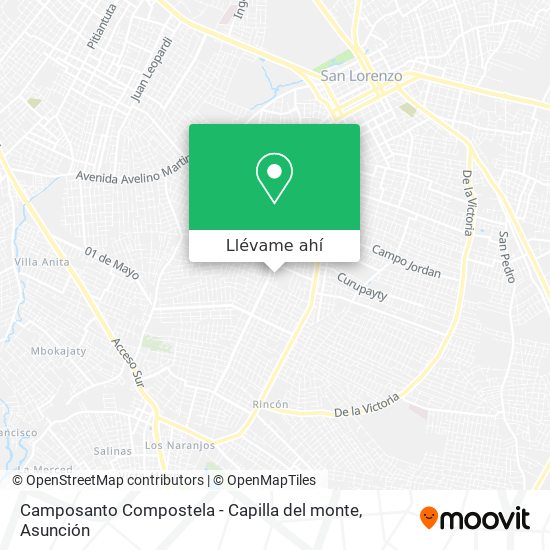 Mapa de Camposanto Compostela - Capilla del monte