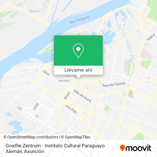 Mapa de Goethe Zentrum - Instituto Cultural Paraguayo Alemán