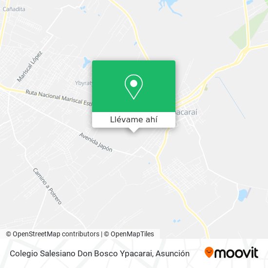 Mapa de Colegio Salesiano Don Bosco Ypacarai