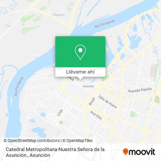 Mapa de Catedral Metropolitana-Nuestra Señora de la Asunción.