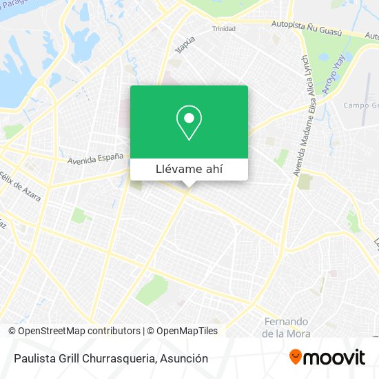 Mapa de Paulista Grill Churrasqueria