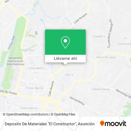 Mapa de Deposito De Materiales "El Constructor"
