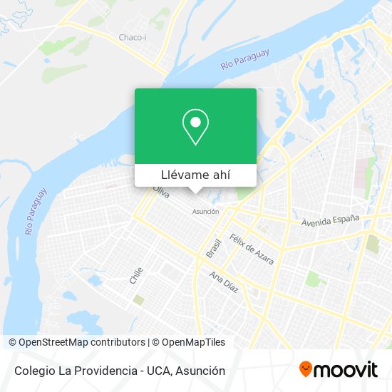 Mapa de Colegio La Providencia - UCA