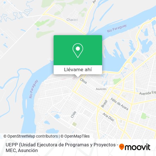 Mapa de UEPP