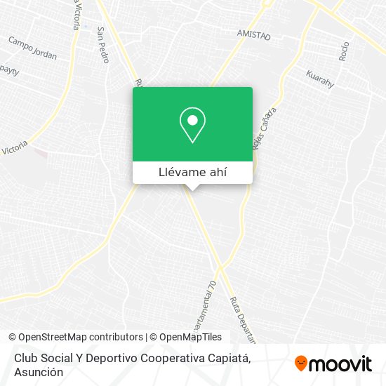 Mapa de Club Social Y Deportivo Cooperativa Capiatá