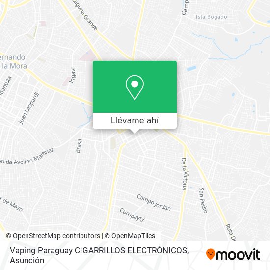 Mapa de Vaping Paraguay CIGARRILLOS ELECTRÓNICOS