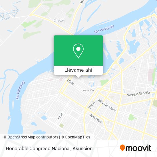 Mapa de Honorable Congreso Nacional
