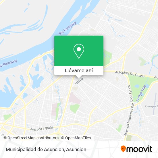 Mapa de Municipalidad de Asunción